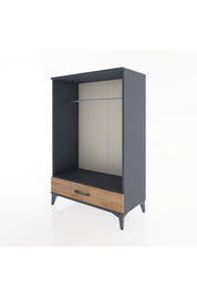 Hyperion Dolap Tek Raflı Tek Çekmeceli Tek Askılı 88x44x134 - S51M142V6B