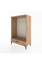 Hyperion Dolap Tek Raflı Tek Çekmeceli Tek Askılı 88x44x134 - S51M142V9B