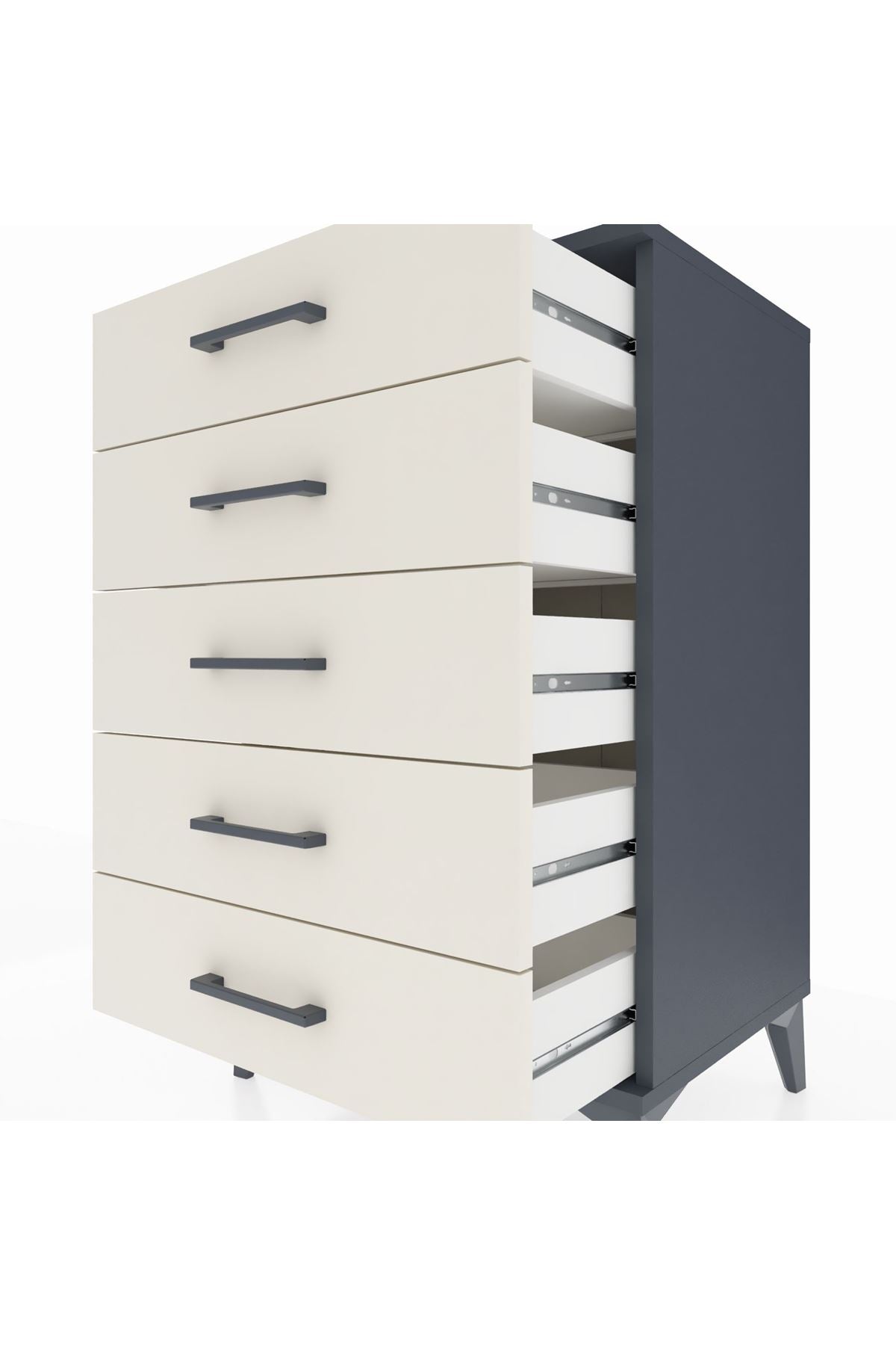 Hyperion Komodin 5 Çekmeceli 60x44x96 - S47M001V4B