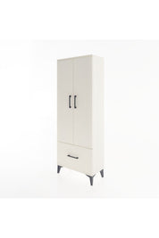 Arges Dolap 4 Raflı Tek Çekmeceli 2 Kapaklı 60x30x163 - S20M001V1A