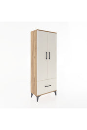 Arges Dolap 4 Raflı Tek Çekmeceli 2 Kapaklı 60x30x163 - S20M001V7A