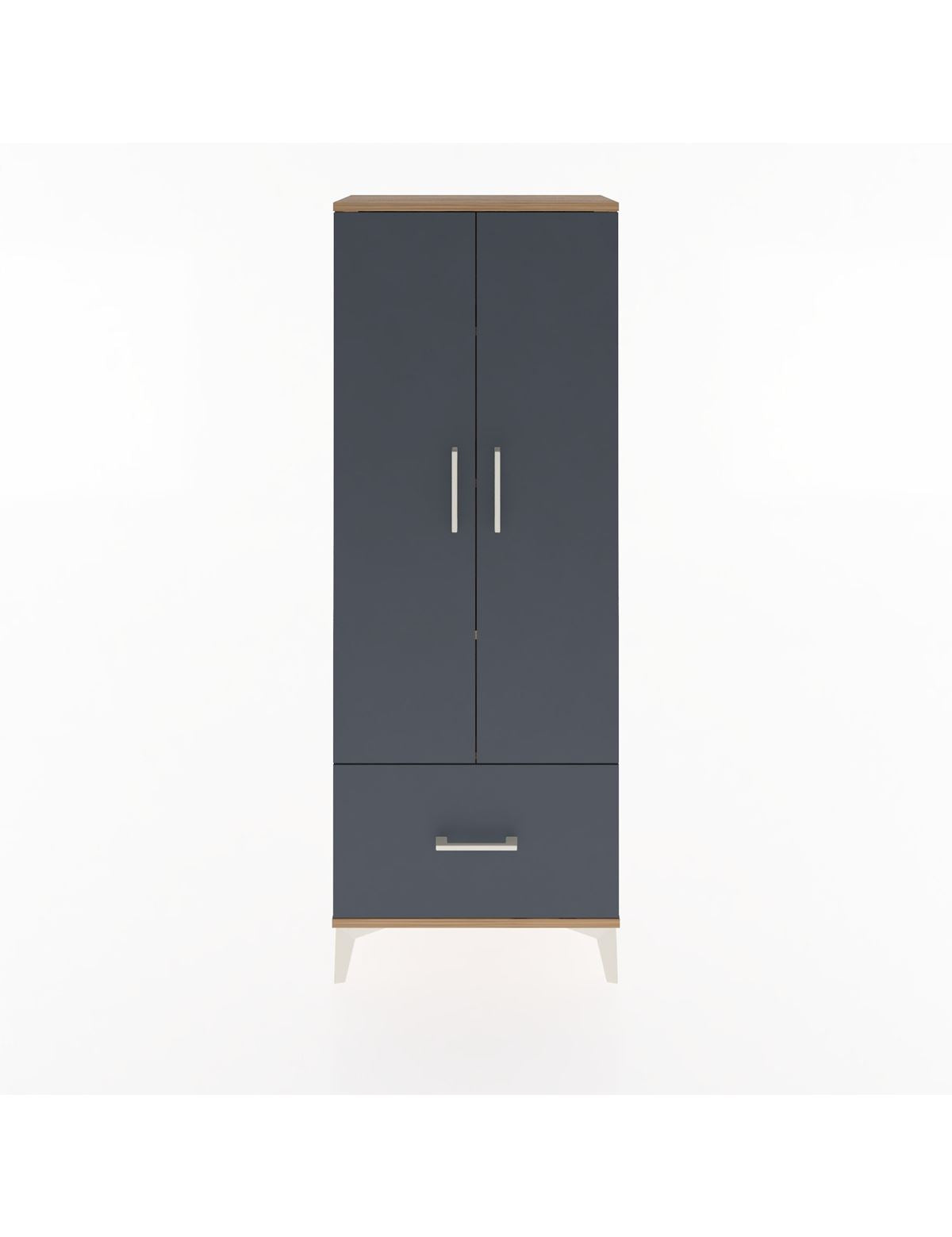 Arges Dolap 4 Raflı Tek Çekmeceli 2 Kapaklı 60x30x163 - S20M001V8A