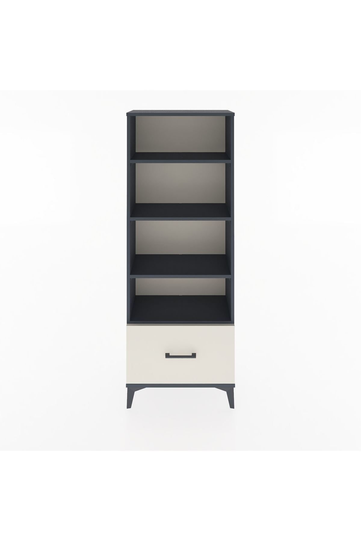 Arges Dolap 4 Raflı Tek Çekmeceli 60x30x163 - S20M002V4A