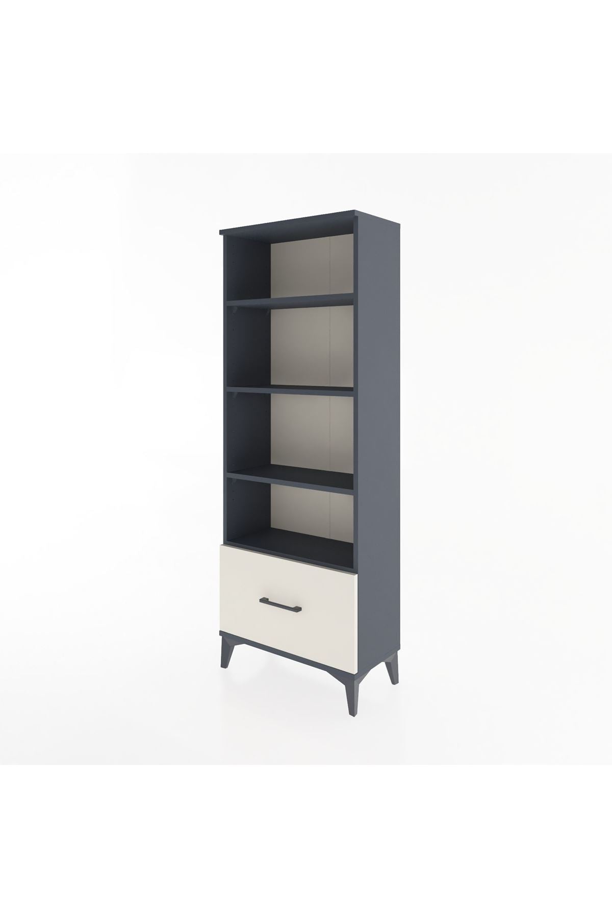 Arges Dolap 4 Raflı Tek Çekmeceli 60x30x163 - S20M002V4A