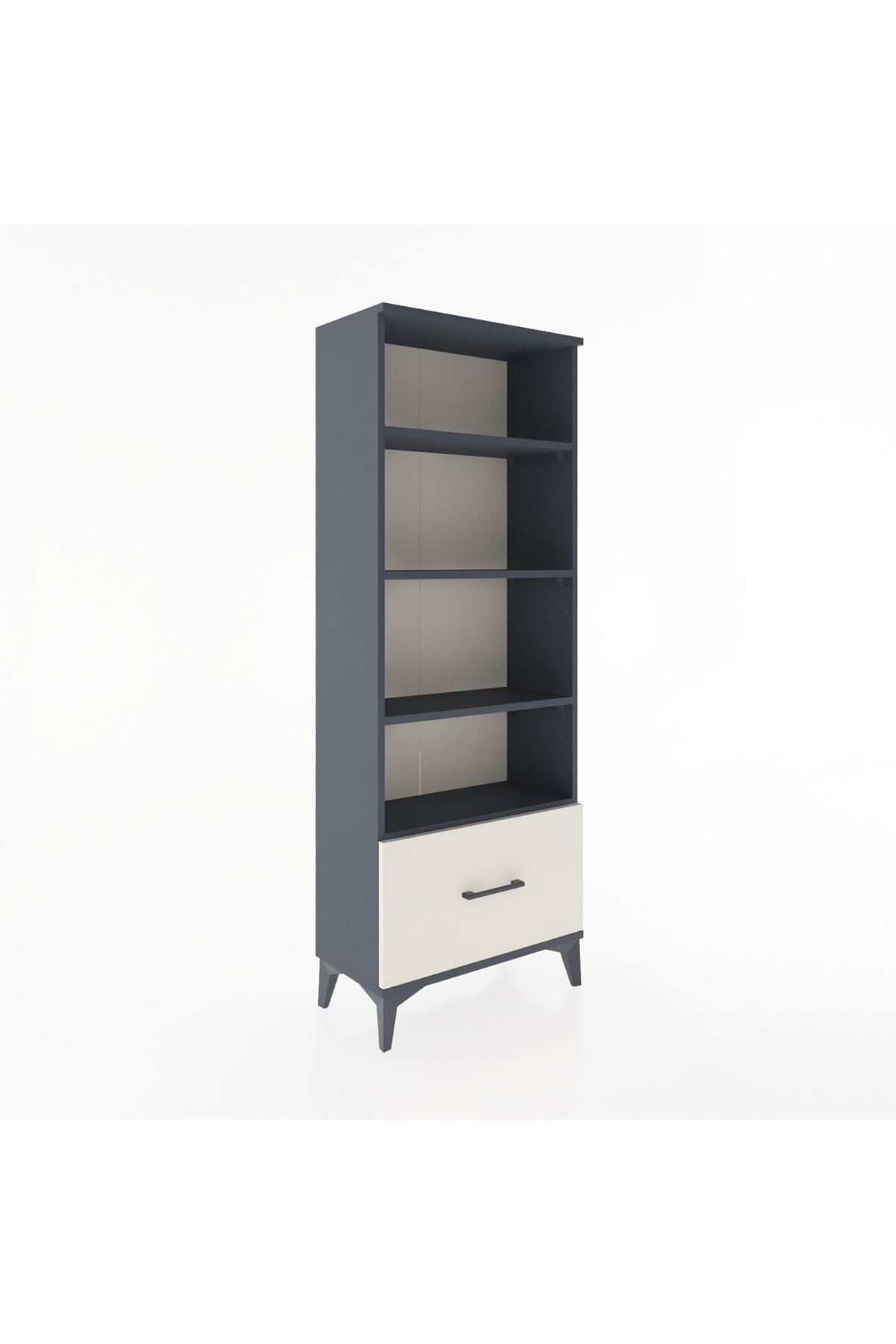Arges Dolap 4 Raflı Tek Çekmeceli 60x30x163 - S20M002V4A
