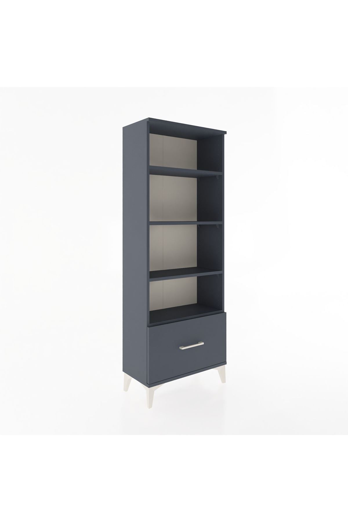 Arges Dolap 4 Raflı Tek Çekmeceli 60x30x163 - S20M002V5A