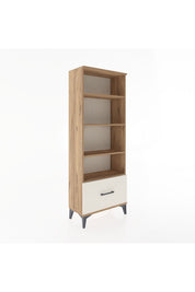 Arges Dolap 4 Raflı Tek Çekmeceli 60x30x163 - S20M002V7A
