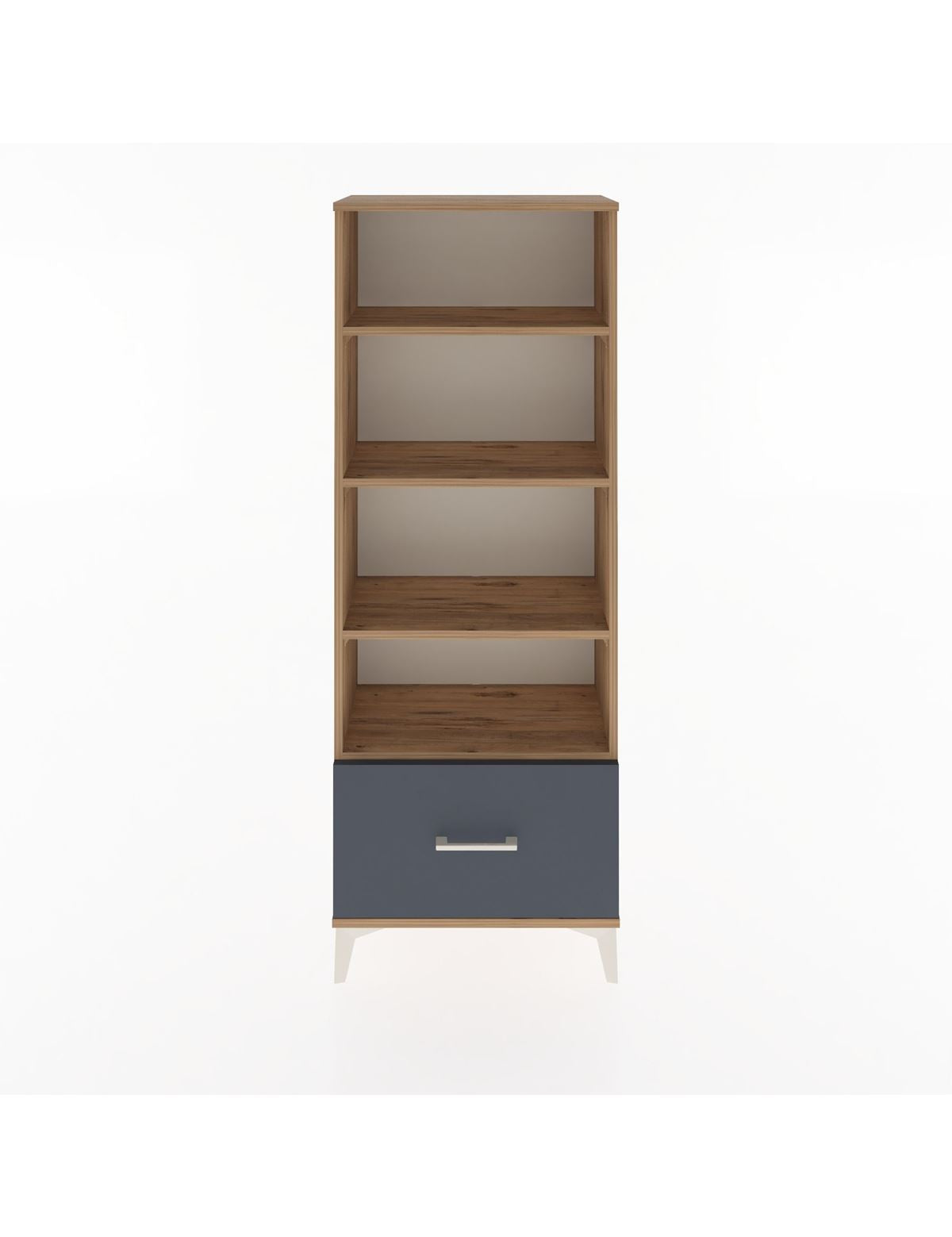 Arges Dolap 4 Raflı Tek Çekmeceli 60x30x163 - S20M002V8A