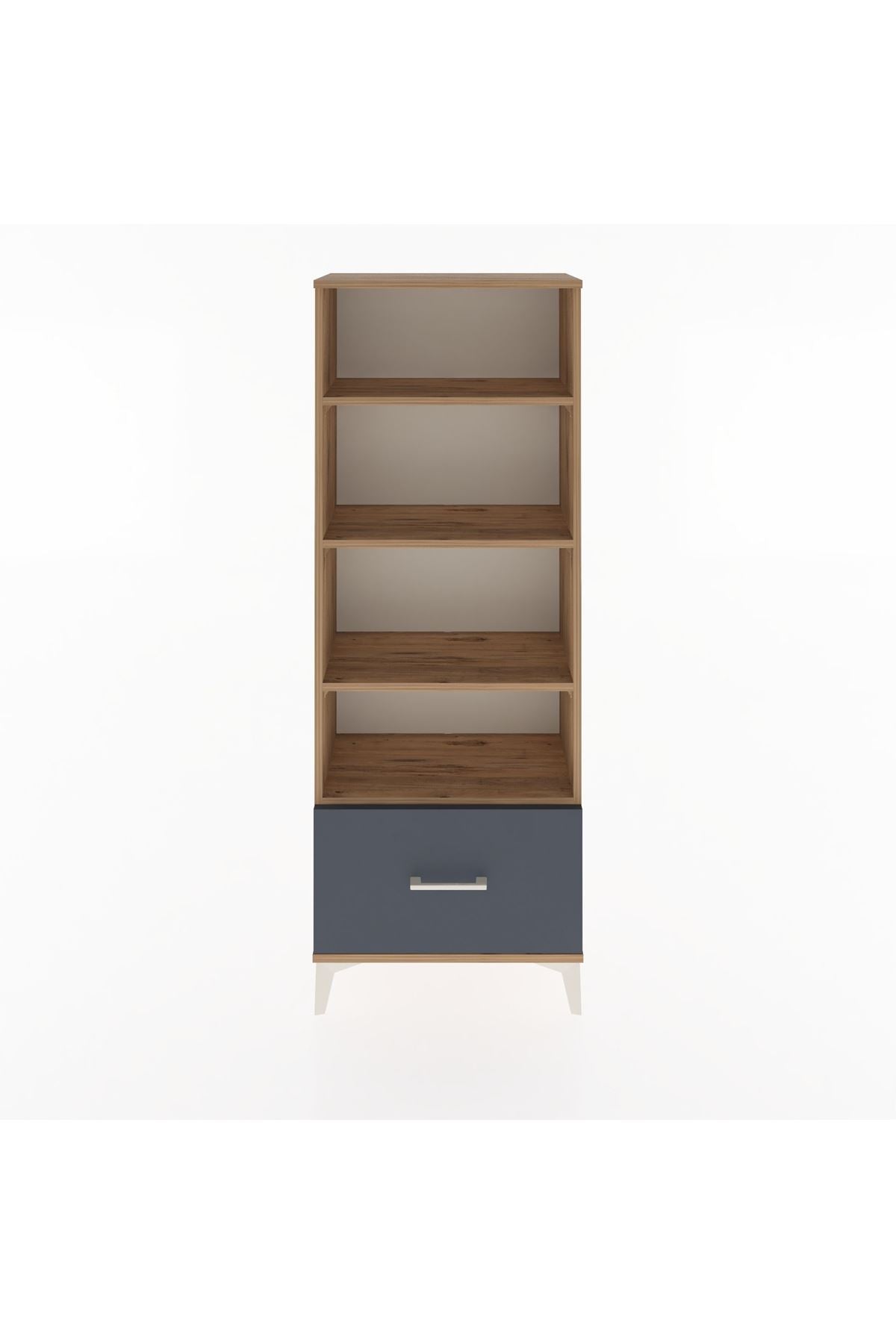 Arges Dolap 4 Raflı Tek Çekmeceli 60x30x163 - S20M002V8A