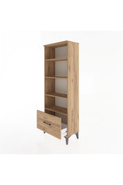 Arges Dolap 4 Raflı Tek Çekmeceli 60x30x163 - S20M002V9A