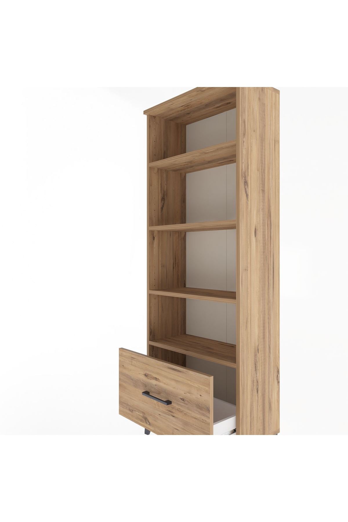 Arges Dolap 4 Raflı Tek Çekmeceli 60x30x163 - S20M002V9A
