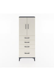 Arges Dolap 2 Raflı 4 Çekmeceli 2 Kapaklı 60x30x163 - S20M005V4A