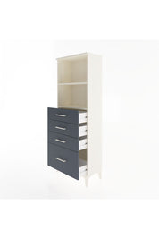 Arges Dolap 2 Raflı 4 Çekmeceli 60x30x163 - S20M006V2A