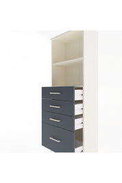Arges Dolap 2 Raflı 4 Çekmeceli 60x30x163 - S20M006V2A