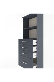 Arges Dolap 2 Raflı 4 Çekmeceli 60x30x163 - S20M006V5A