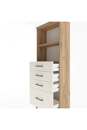 Arges Dolap 2 Raflı 4 Çekmeceli 60x30x163 - S20M006V7A