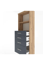 Arges Dolap 2 Raflı 4 Çekmeceli 60x30x163 - S20M006V8A