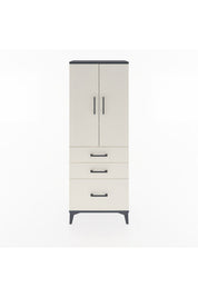 Arges Dolap 3 Raflı 3 Çekmeceli 2 Kapaklı 60x30x163 - S20M007V4A
