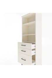 Arges Dolap 3 Raflı 3 Çekmeceli 60x30x163 - S20M008V1A