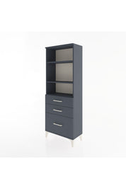 Arges Dolap 3 Raflı 3 Çekmeceli 60x30x163 - S20M008V5A