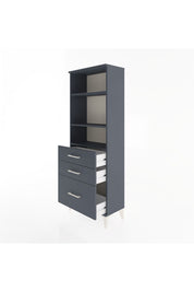Arges Dolap 3 Raflı 3 Çekmeceli 60x30x163 - S20M008V5A