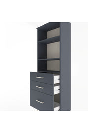 Arges Dolap 3 Raflı 3 Çekmeceli 60x30x163 - S20M008V5A