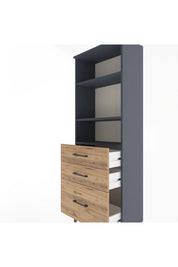 Arges Dolap 3 Raflı 3 Çekmeceli 60x30x163 - S20M008V6A