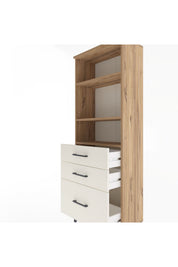 Arges Dolap 3 Raflı 3 Çekmeceli 60x30x163 - S20M008V7A