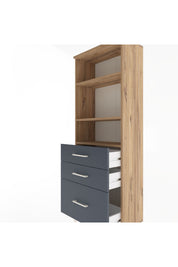 Arges Dolap 3 Raflı 3 Çekmeceli 60x30x163 - S20M008V8A