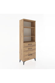 Arges Dolap 3 Raflı 3 Çekmeceli 60x30x163 - S20M008V9A