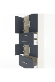 Arges Dolap 3 Raflı 3 Çekmeceli 4 Kapaklı 60x30x163 - S20M009V2A