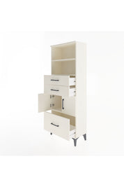 Arges Dolap 3 Raflı 3 Çekmeceli 2 Kapaklı 60x30x163 - S20M010V1A