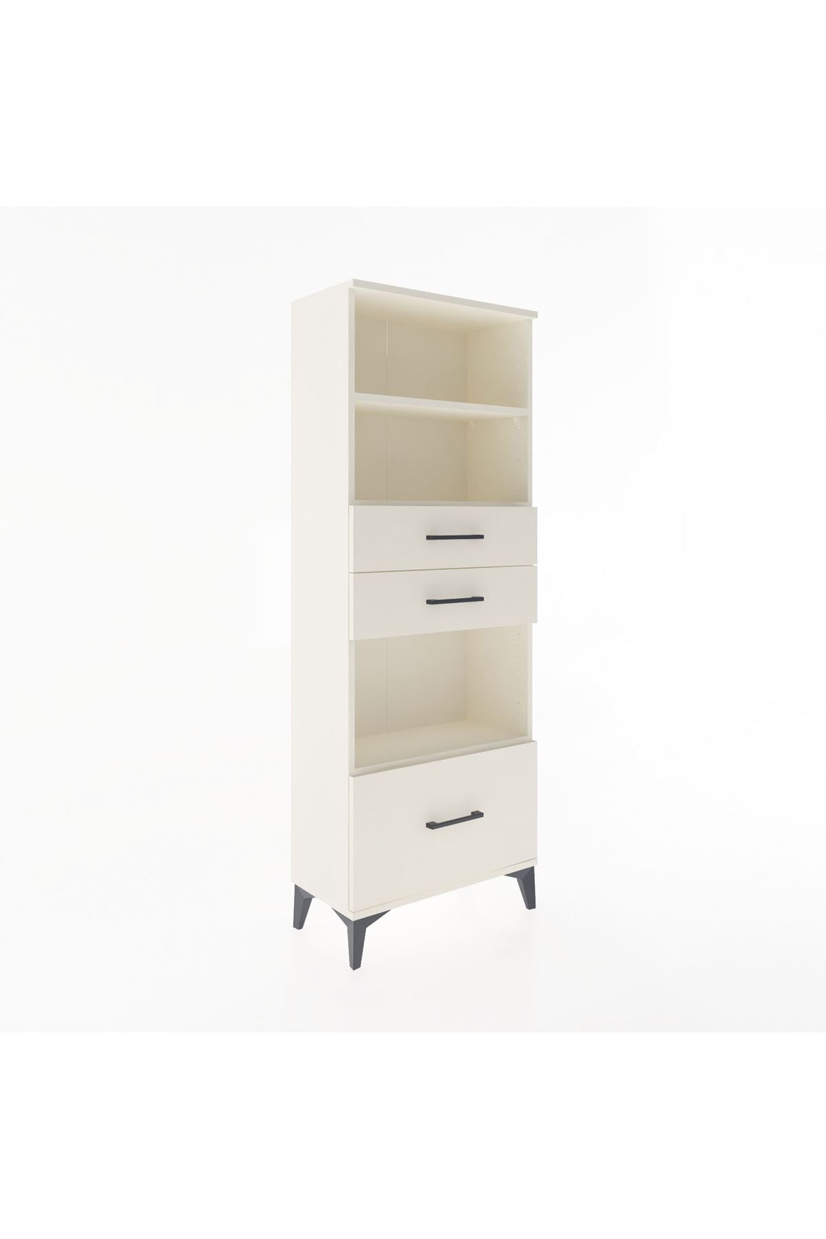 Arges Dolap 3 Raflı 3 Çekmeceli 60x30x163 - S20M012V1A