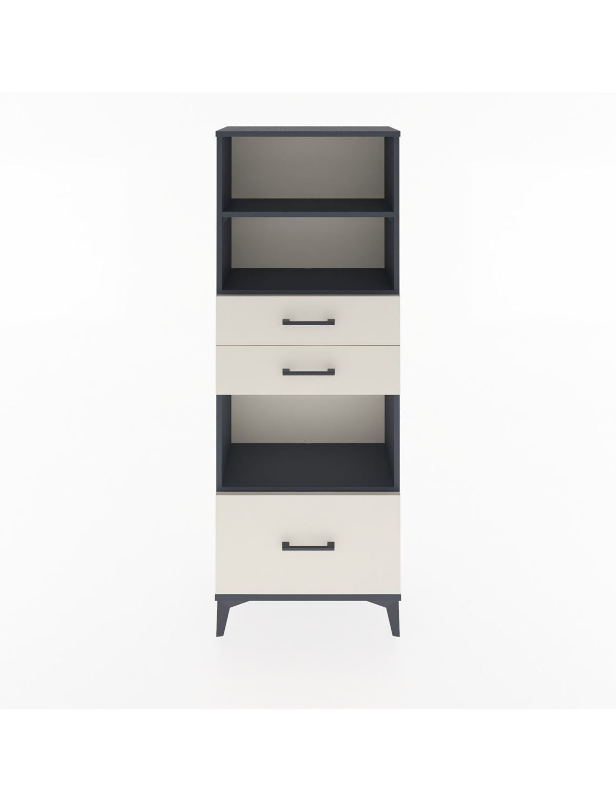 Arges Dolap 3 Raflı 3 Çekmeceli 60x30x163 - S20M012V4A
