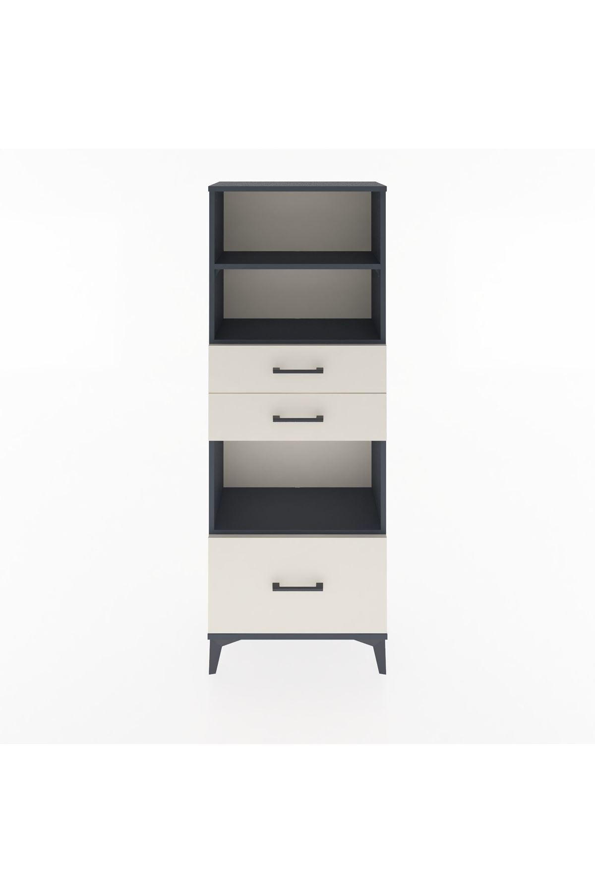 Arges Dolap 3 Raflı 3 Çekmeceli 60x30x163 - S20M012V4A