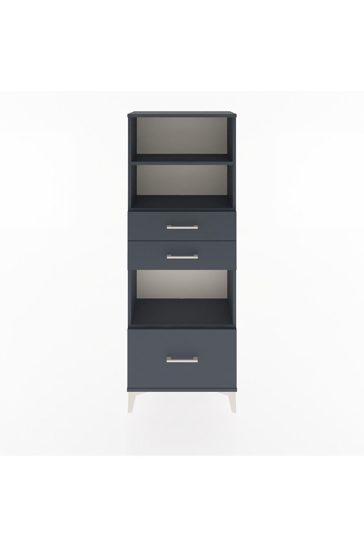 Arges Dolap 3 Raflı 3 Çekmeceli 60x30x163 - S20M012V5A
