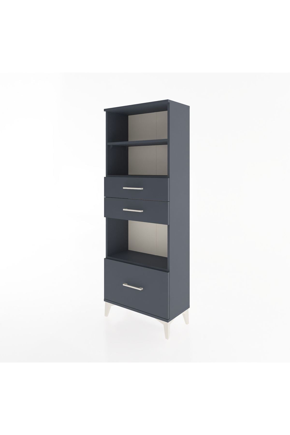 Arges Dolap 3 Raflı 3 Çekmeceli 60x30x163 - S20M012V5A