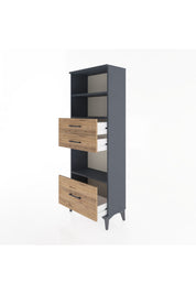 Arges Dolap 3 Raflı 3 Çekmeceli 60x30x163 - S20M012V6A