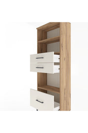 Arges Dolap 3 Raflı 3 Çekmeceli 60x30x163 - S20M012V7A