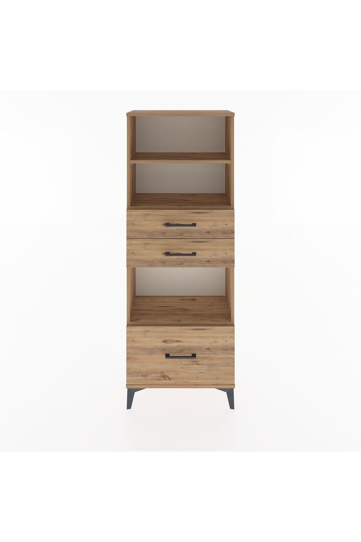 Arges Dolap 3 Raflı 3 Çekmeceli 60x30x163 - S20M012V9A