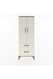 Arges Dolap 3 Raflı 2 Çekmeceli 2 Kapaklı 60x30x163 - S20M013V7A