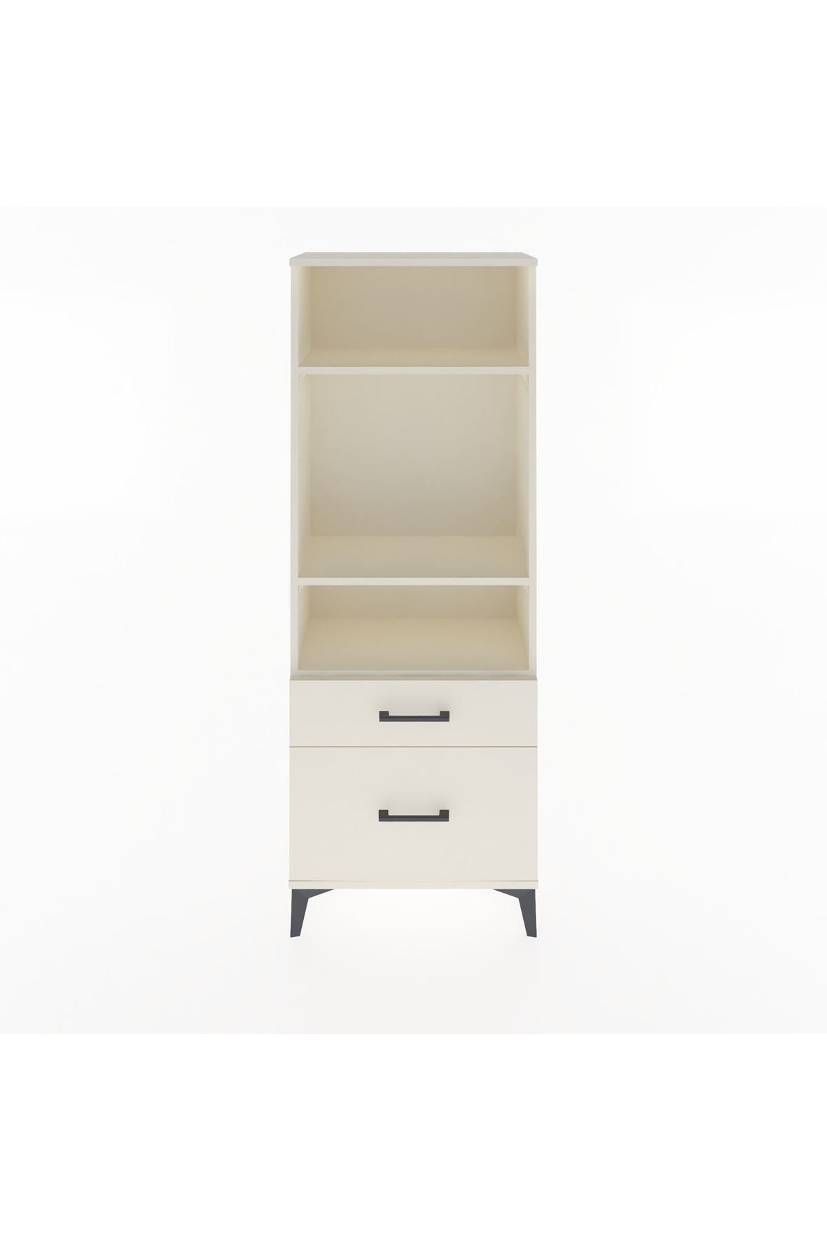 Arges Dolap 3 Raflı 2 Çekmeceli 60x30x163 - S20M014V1A