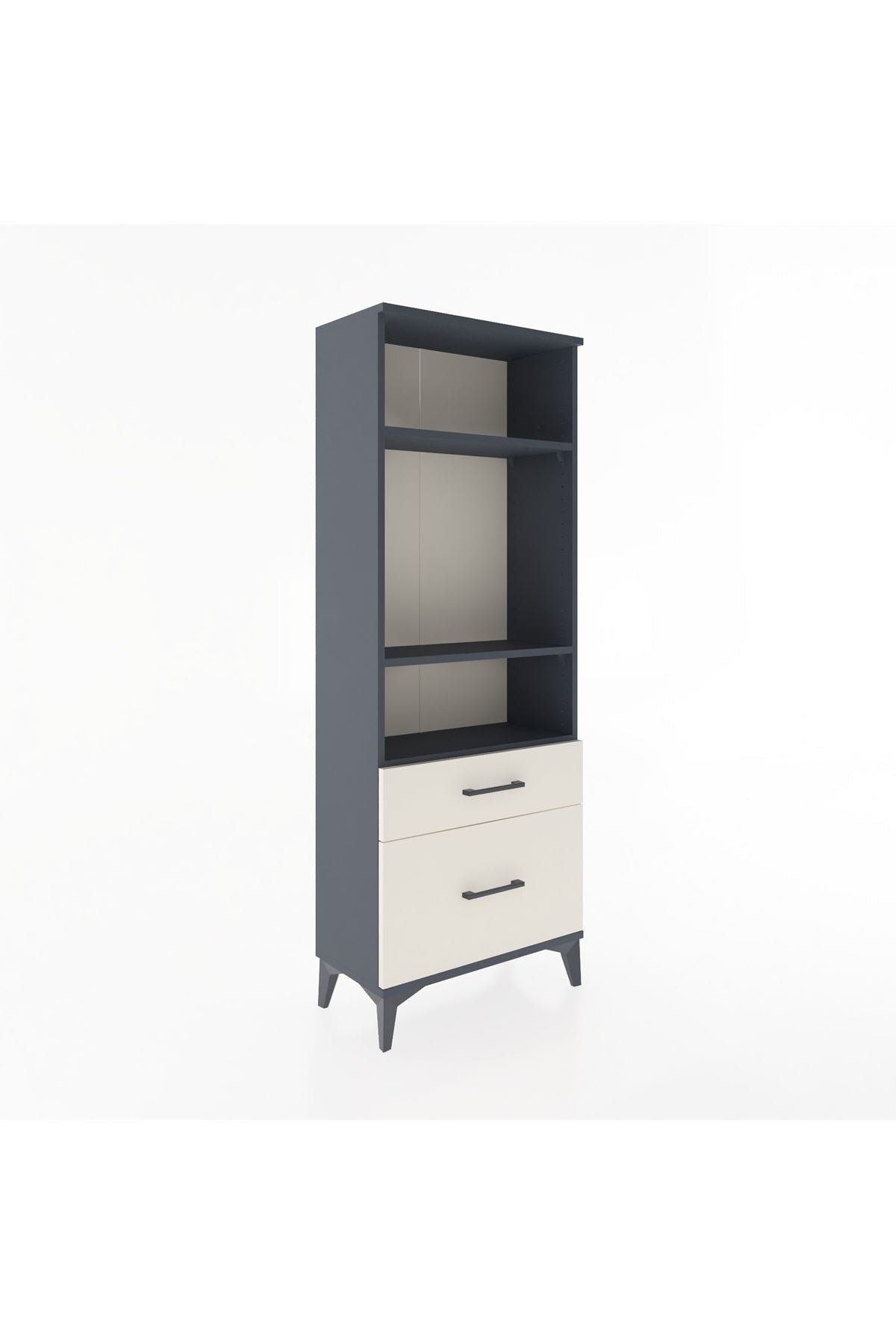 Arges Dolap 3 Raflı 2 Çekmeceli 60x30x163 - S20M014V4A
