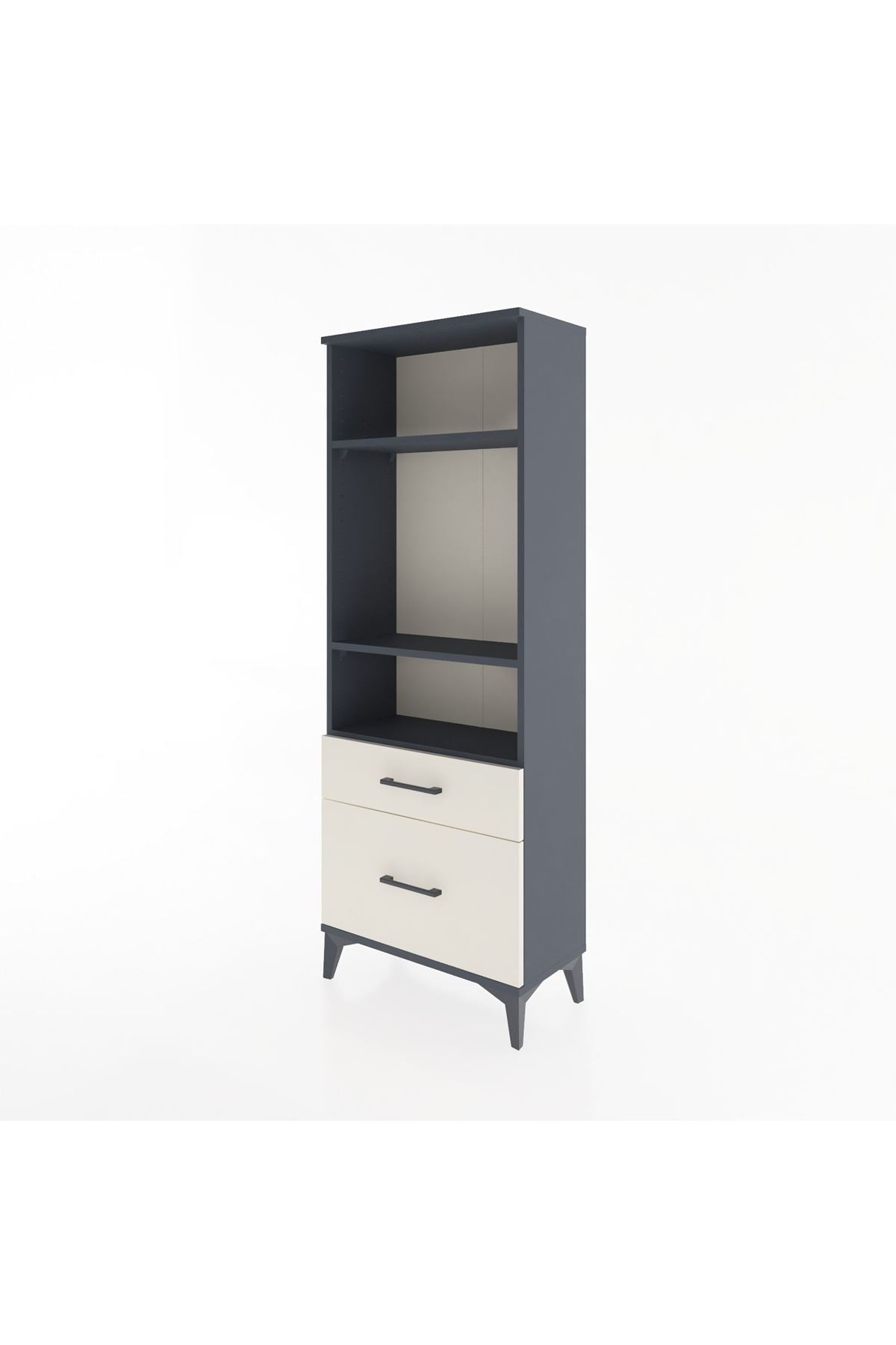 Arges Dolap 3 Raflı 2 Çekmeceli 60x30x163 - S20M014V4A