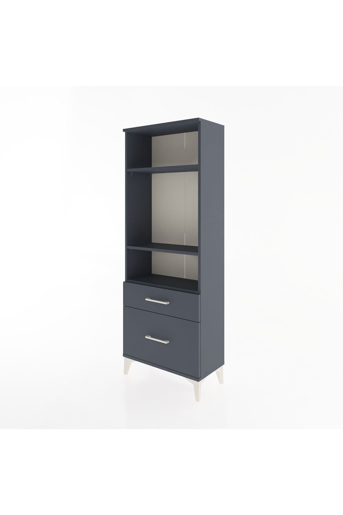 Arges Dolap 3 Raflı 2 Çekmeceli 60x30x163 - S20M014V5A