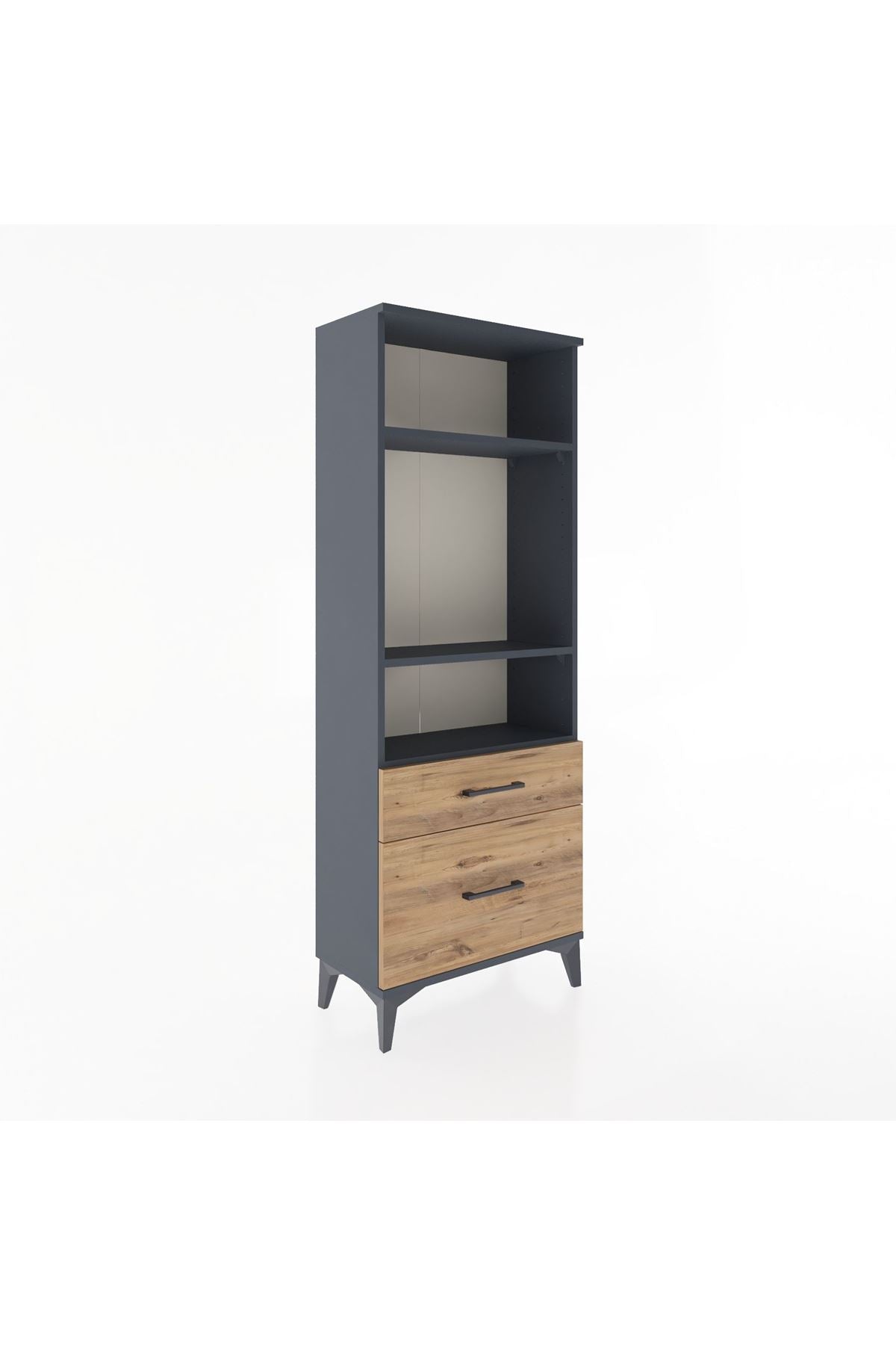 Arges Dolap 3 Raflı 2 Çekmeceli 60x30x163 - S20M014V6A