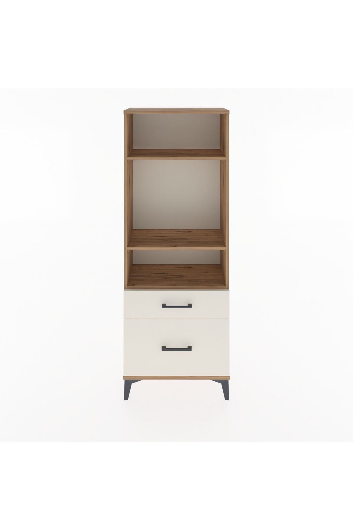 Arges Dolap 3 Raflı 2 Çekmeceli 60x30x163 - S20M014V7A