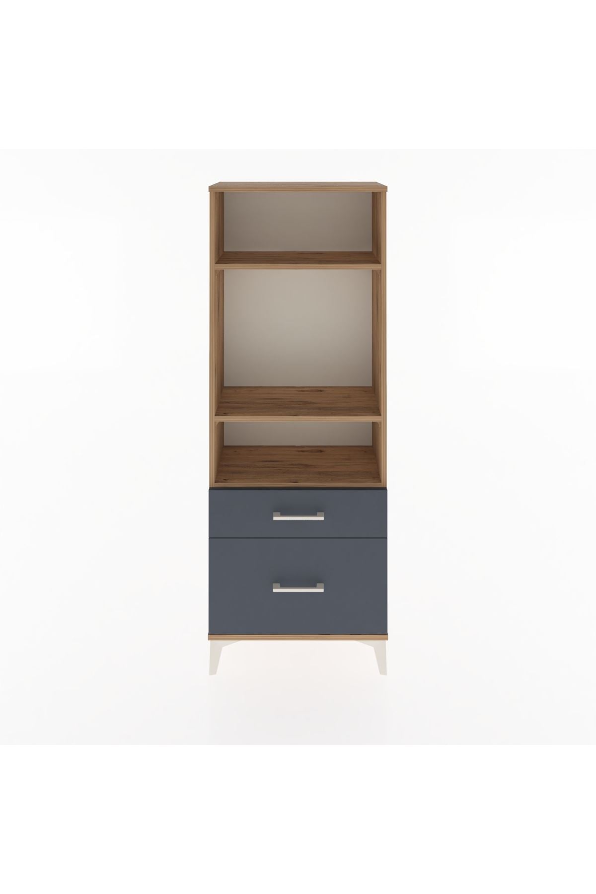 Arges Dolap 3 Raflı 2 Çekmeceli 60x30x163 - S20M014V8A