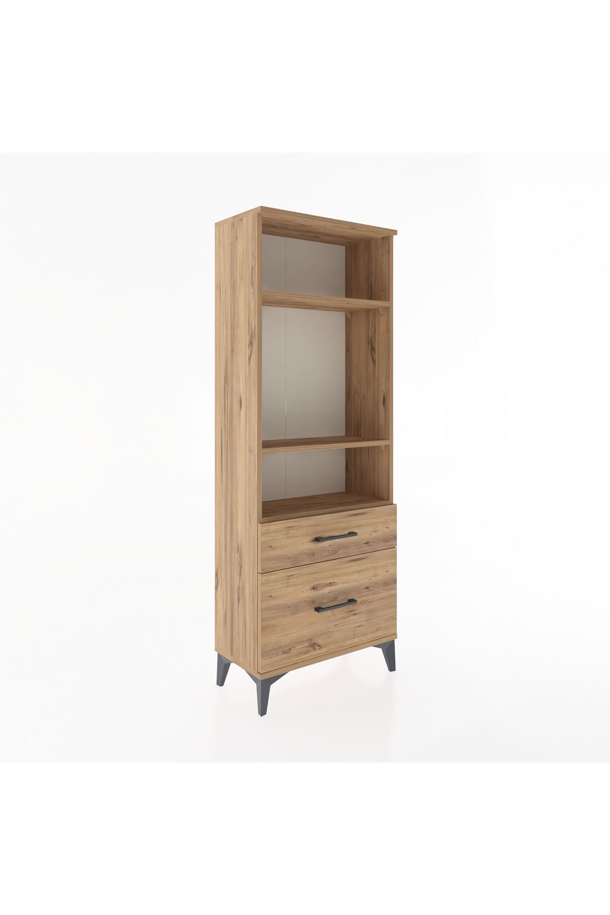 Arges Dolap 3 Raflı 2 Çekmeceli 60x30x163 - S20M014V9A