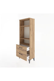 Arges Dolap 3 Raflı 2 Çekmeceli 60x30x163 - S20M014V9A